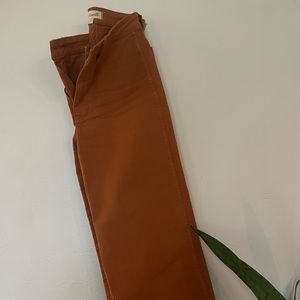 Madewell Wide Leg Clay Red Pants